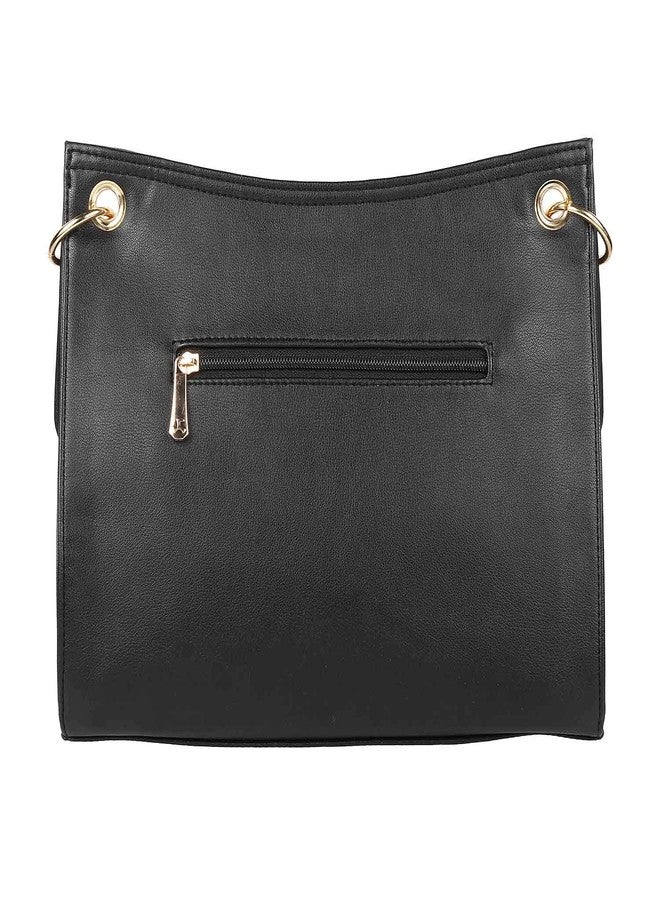 Mochi Womens Synthetic Black Clutch (One Size) - Image 3